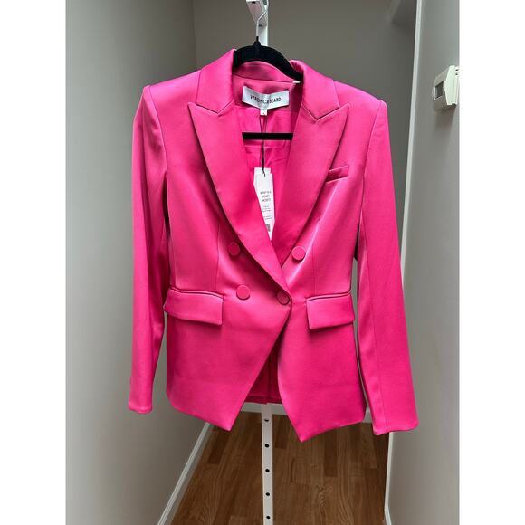 NEW Veronica Beard Miller Dickey Jacket + Saul Pant Pink Set size 2 - Picture 6 of 10